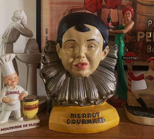 Plâtre publicitaire pierrot - plâtre,