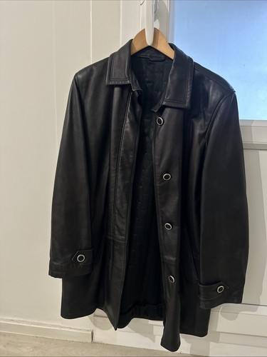 Manteau homme versace cuir - manteau,