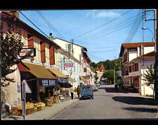 BARBOTAN-les-THERMES (32) CITROEN 2CV au CAFE BIEC & BUREAU DE TABAC en 1969