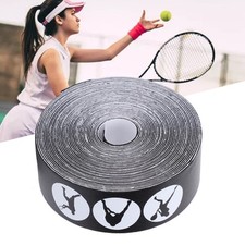 (noir) Tennis Racquet Head Guard Racket Head Tape Stick Fermement Matériau