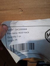 EZS MCE ROOF CROSS BAR