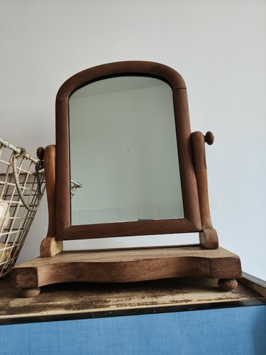 Ancien psyché miroir en - ancien,