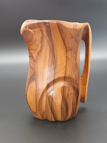 Pichet artisanal vintage bois - pichet,