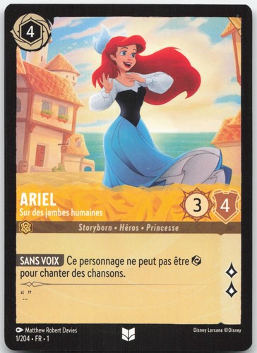 Carte lorcana ariel 204 - lorcana,