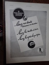 GIBBS + stylo BAYARD + Parfumerie ETOILE J. THOMAS GUINAMAND ILLUSTRATION 1941