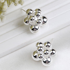 925 Argent Sterling Mini Bulle