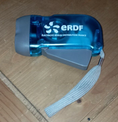 Lampe bleue erdf poignee - bleue, a