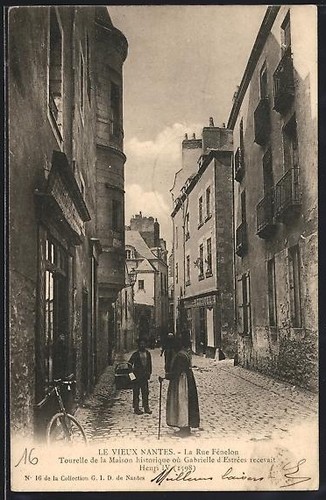 Cpa nantes rue fénelon - la,