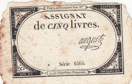 France livres 10 - 5, brumaire