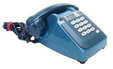 Téléphone fixe Ancien Bleu
