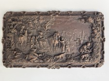 Ancien Bas Relief Cuivre