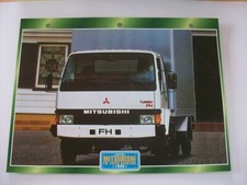 CARTE FICHE CAMION PORTEUR MITSUBISHI FH 78 TD CANTER 1990