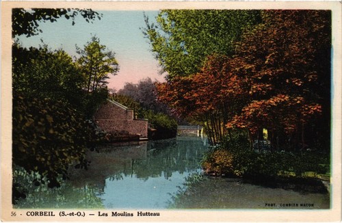 Cpa corbeil les moulins - les,