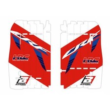 Paire Adhésifs Graphiques Cache Radiateur Team Hrc Honda Crf R 250 2010 - 2013