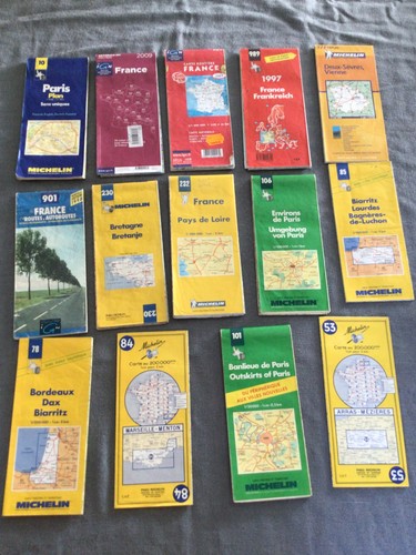 Anciennes cartes routieres - anciennes,