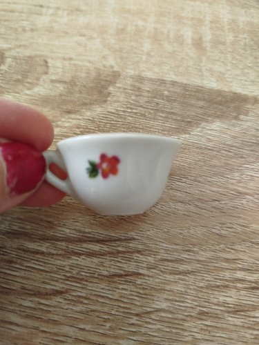 Tasse miniature porcelaine - porcelaine, de
