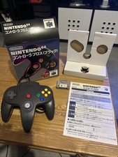 EN BOÎTE MANETTE NINTENDO 64 NOIRE NUS-005 AVEC CONTROLLER PAK NUS-004