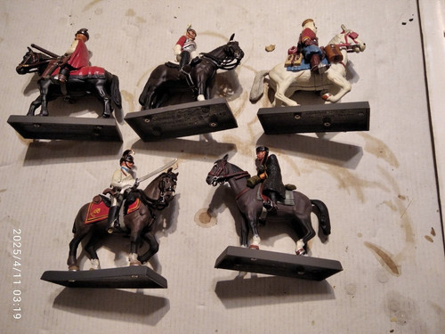 Lot soldats cheval plomb - soldats,
