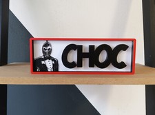 plaque décorative bande desinée / monsieur choc