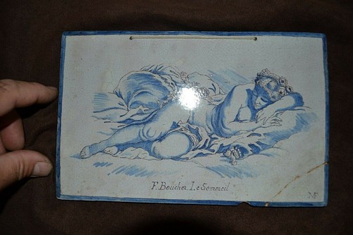 Tres rare faïence ancienne - -,