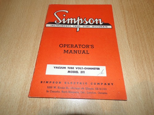 Simpson instrument that stay - instrument,