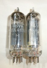 2x 6BX4/6X4 U78 EZ90 Vacuum Rectifier MAZDA & BELVU TUBE NOS D getter TESTED °=