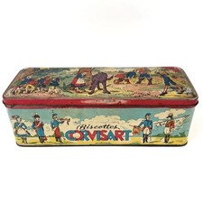 Boîte Biscottes CORVISART Tôle Pub