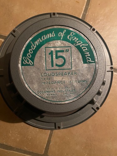 Goodmans vintage speaker - goodmans,