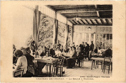 Cpa chateau chanay salle - de, la
