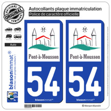 Autocollants plaque - 2,