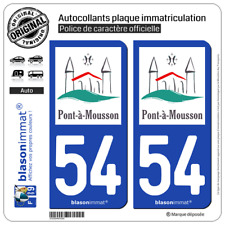 2 Autocollants de plaque