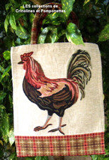 SAC  FOURRE-TOUT EN TAPISSERIE