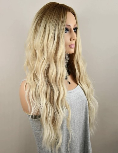 Perruque synthétique blond - synthétique,