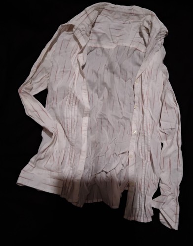Chemise blanche rayures et - chemise,