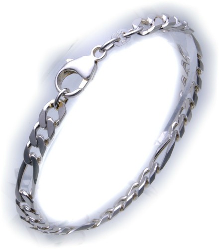 Bracelet chaîne figaro plat - chaîne,