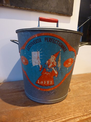 Lessiveuse ancienne zinc - lessiveuse,