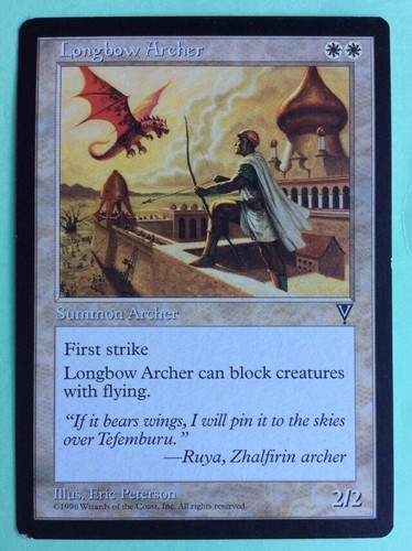 Mtg magic carte longbow - magic,