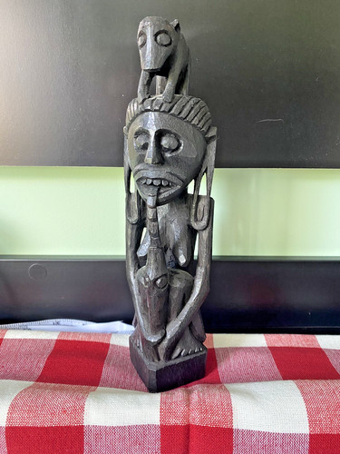 Sculpture bois style africain - bois,