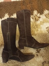 Bottes Tod’s en daim marron