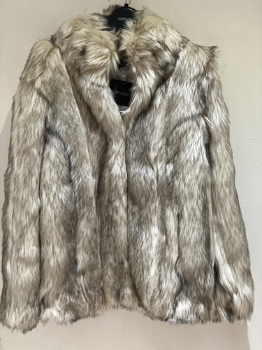 Topshop manteau fausse - manteau, en