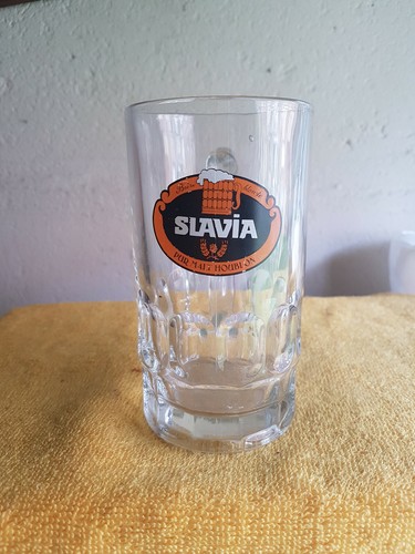 Chope verre bière slavia - verre,