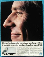 Publicité Papier - Volkswagen Utilitaire L.T. 35 De 1989