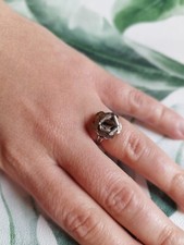 Bague Artisanale Fleur Marron
