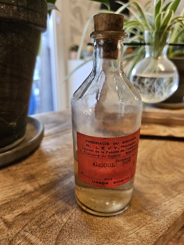 Ancien rare flacon plein - ancien,