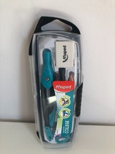 Maped Coffret Compas Open Bleu 6 Pièces Neuf