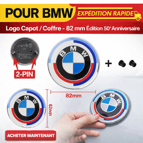 Emblème bmw 82mm - emblème,