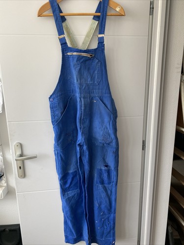 Ancienne salopette bleu - salopette,