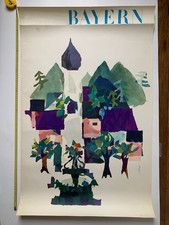 Bayern Tourism Germany vintage poster