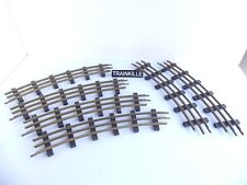 ECHELLE O / GASTOU 6 RAILS COURBES TRAVERSES BOIS RAYON 60 CM