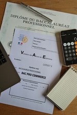 📝Livret 2 VAE PAPIER BAC PRO COMMERCE+ Préparation à l'oral Diplôme obtenu